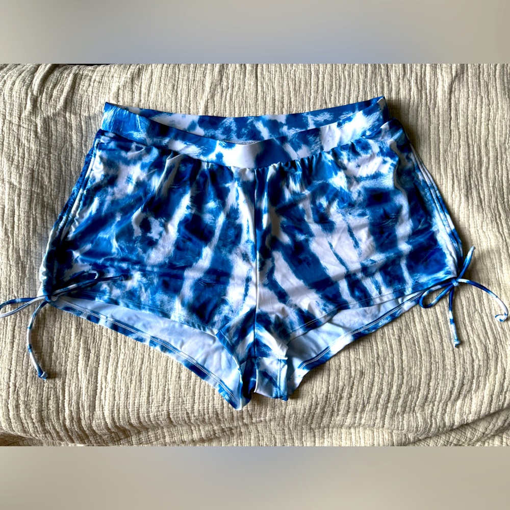 NWT - Cacique Drawstring Swim Short - Size 20 - Plus Size Swim Bottom